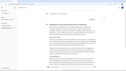 ChatGPT Course Section 57 Speech Settings