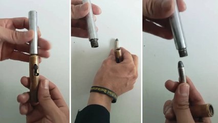 Video: así funcionaba insólita arma de fuego artesanal de una bala incautada en Cali