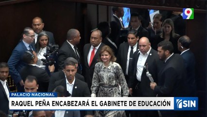 Raquel Peña designada presidenta del Gabinete de Educación | Emisión Estelar SIN  con Alicia Ortega