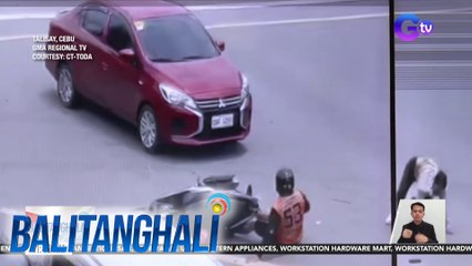 2 motorcycle rider, tumilapon matapos mabangga ng kotse | Balitanghali