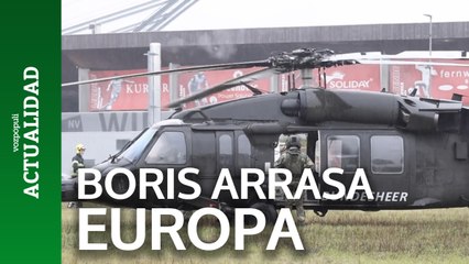 Tremendas imágenes del Temporal Boris que arrasa Europa