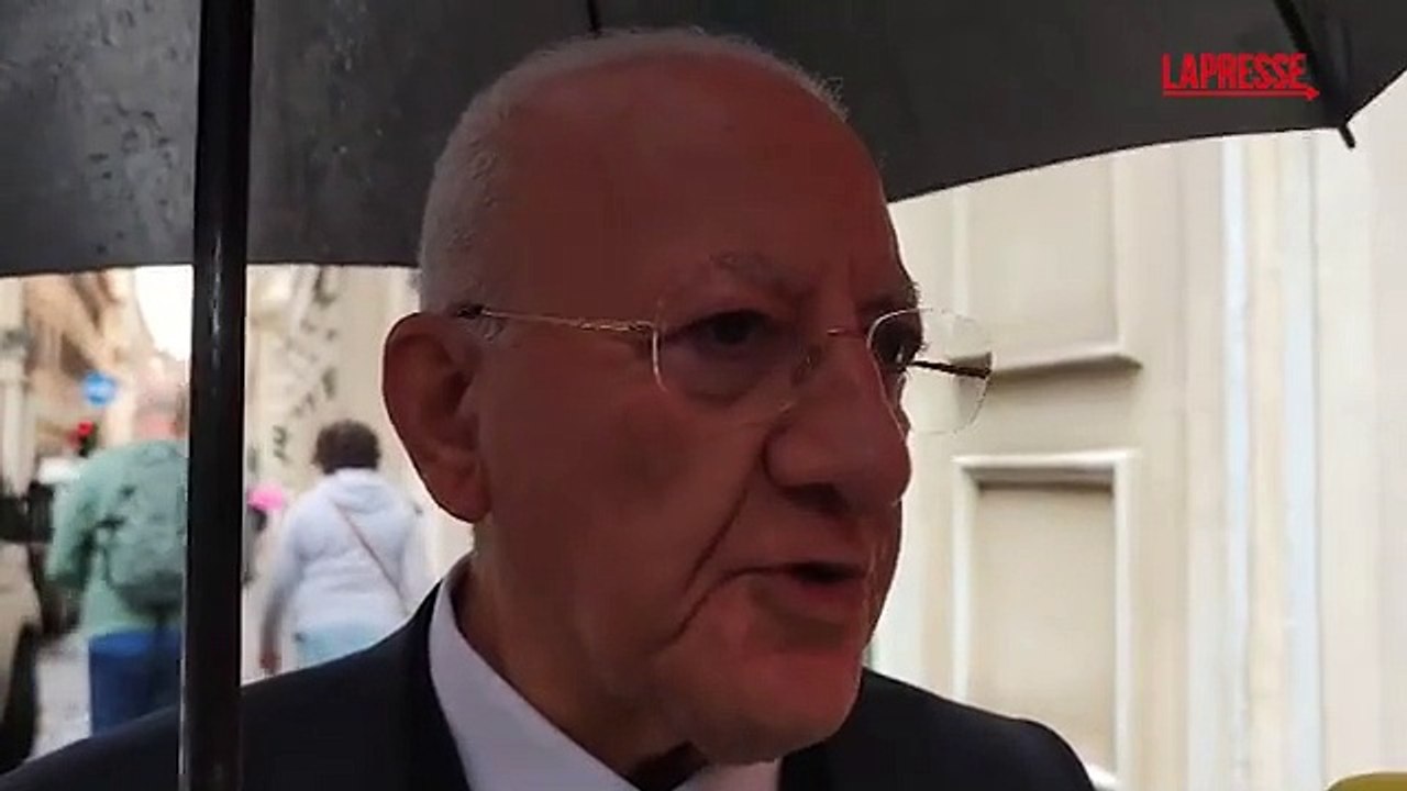 De Luca: «Fitto nominato commissario? Ci aspettiamo una netta difesa delle politiche di coesione»