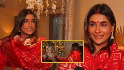 Chandni Soni के घर स्थापित गणपति बप्पा से TV Actress Pavitra Punia ने किया दर्शन