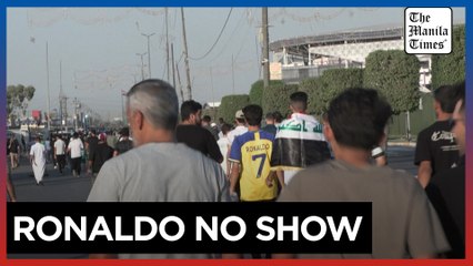 Ronaldo's absence disappoints fans in Baghdad