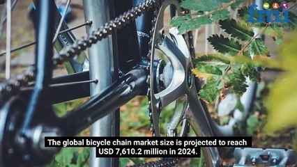 Which chain is used in bicycle?