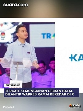 Gibran Terancam Batal Dilantik Jadi Wapres Jika Terbukti Akun Fufufafa, Publik: Alhamdulillah