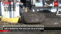 Finalizan trabajos de rescate en Jilotzingo tras deslave que dejó 9 muertos