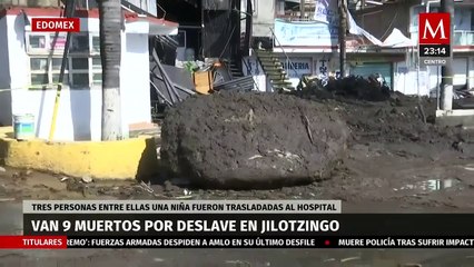 Finalizan trabajos de rescate en Jilotzingo tras deslave que dejó 9 muertos
