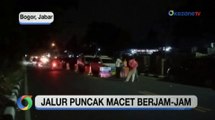 Antrean Panjang Kendaraan di Simpang Gadok Puncak