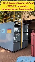 Sewage Treatment Plant -  10 KLD MBBR