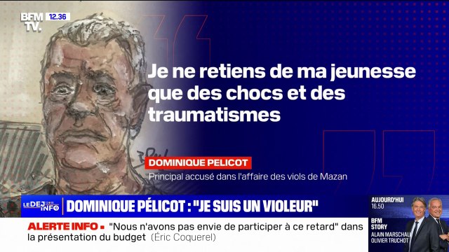 Procès des viols de Mazan: Dominique Pelicot a pris la parole pour la première fois ce mardi matin