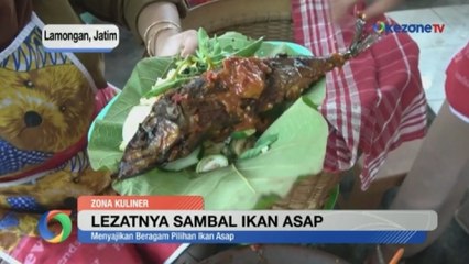 Ikan Asap dengan Sambal Desa Khas Lamongan