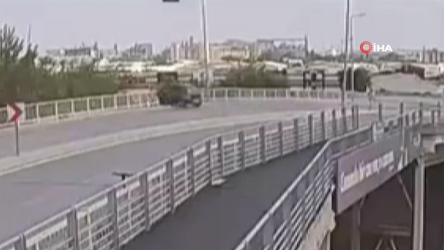 Merve Kübra Gümüşlü, aracıyla köprüden düşüp ölmüştü... Feci kazanın görüntüsü ortaya çıktı