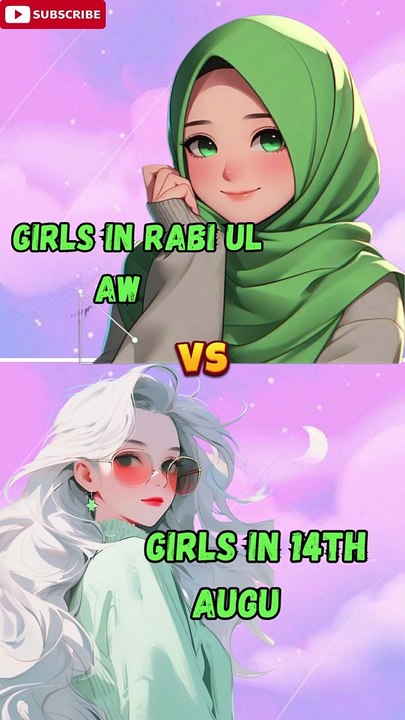 Girls in Rabi-Ul-Awal VS Girls in 14th August Showdown #Rabilawal #14august #showdown