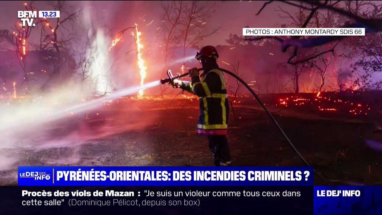 Des départs de feu en hausse dans les Pyrénées-Orientales, la piste criminelle envisagée