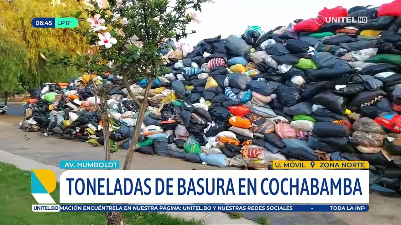 “Pónganse la mano al pecho, están creando focos de infección”, EMSA reporta casi 4 toneladas de basura en las calles de Cochabamba