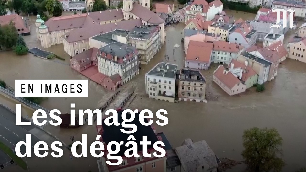 Inondations en Europe centrale : les images des dégâts impressionnants