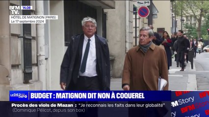 Budget 2025: Éric Coquerel et Charles de Courson quittent Matignon "en colère"
