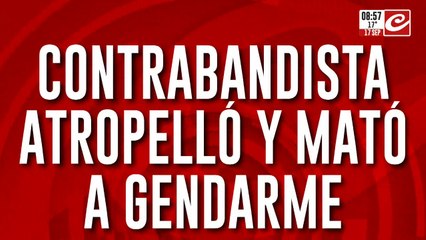 Contrabandista intentó evadir control y terminó matando a un gendarme