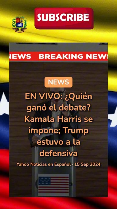 Impactante! Kamala Harris Domina el Debate Mientras Trump Se Defiende