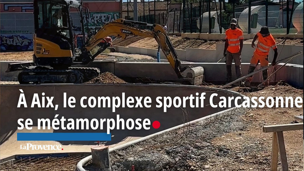 À Aix-en-Provence, le complexe sportif Carcassonne est en train de se métamorphoser