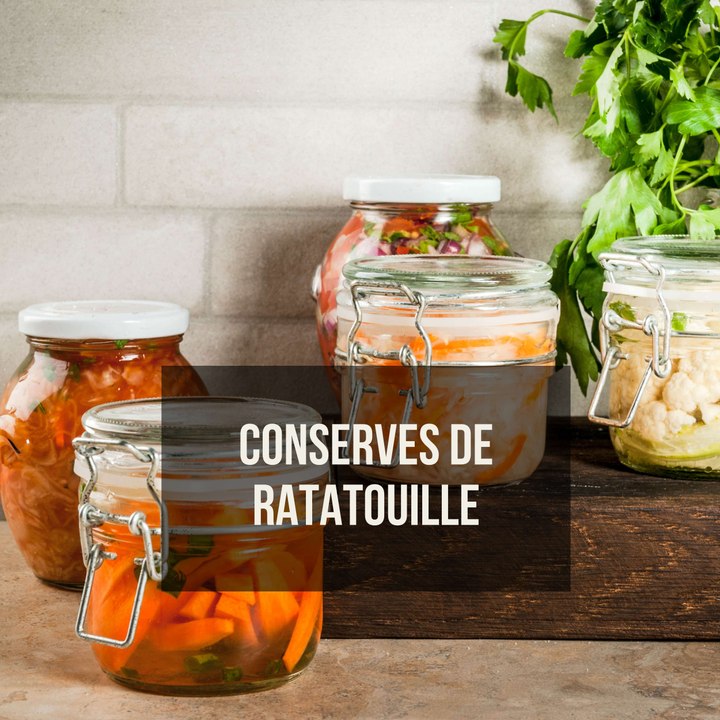 Conserve de ratatouille maison