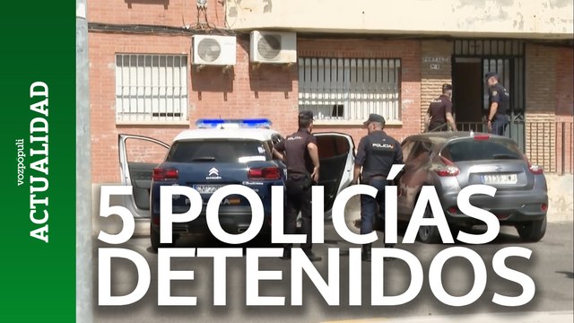 Detenidos 5 policías en una operación antidroga en Sevilla