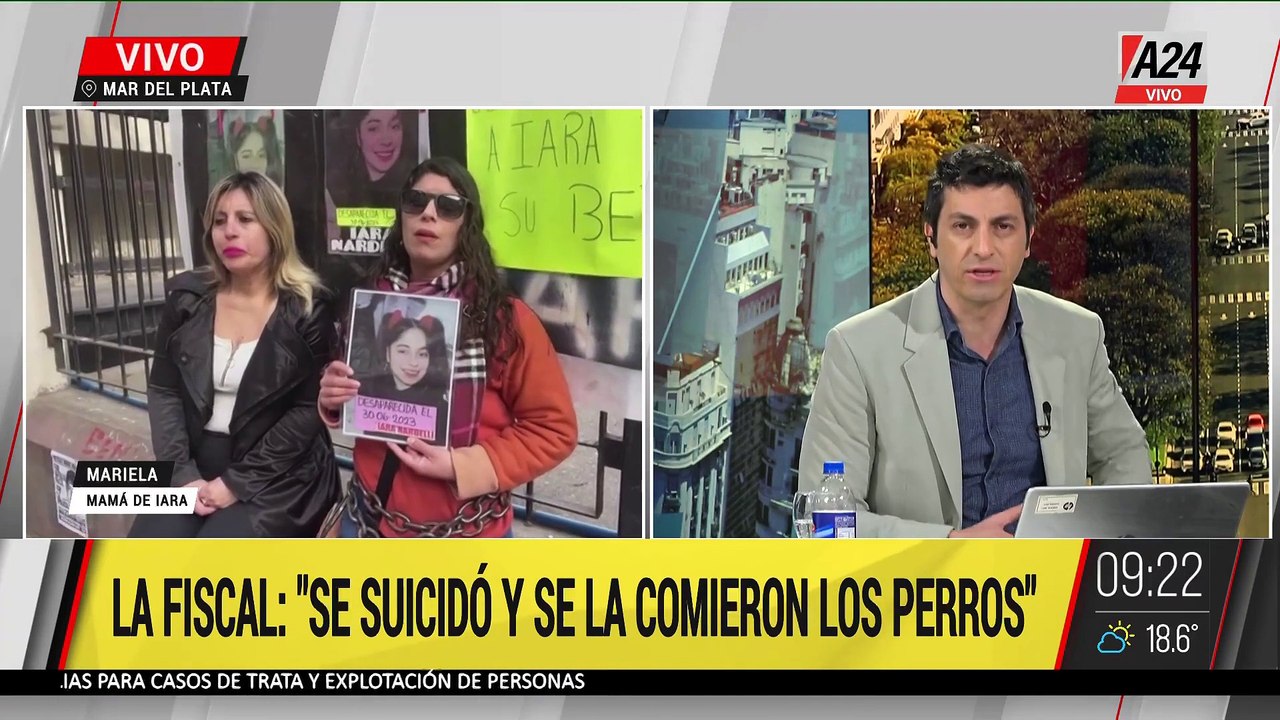 Sospechas de trata y un raro mensaje: la madre de chica desaparecida se encadenó para pedir justicia