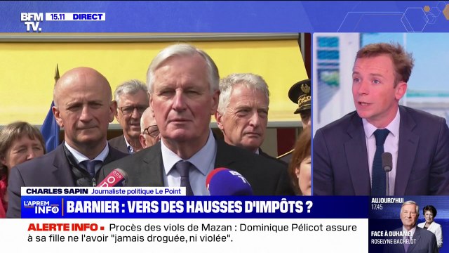 Michel Barnier envisage une hausse d'impôts pour les contribuables aisés et les entreprises profitables