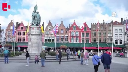 Ziyaretçilerini Orta Çağ'a götüren Brugge turist yoğunluğundan şikayetçi