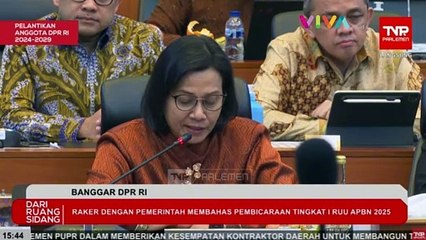 Tangis Sri Mulyani Pecah, Sampaikan Salam Perpisahan di DPR