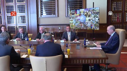 Cumhurbaşkanı Erdoğan, Fenerbahçe'yi kabul etti