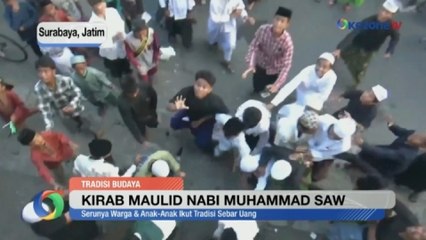 Video herunterladen: Tradisi Sebar Uang Receh pada Peringatan Maulid Nabi Muhammad