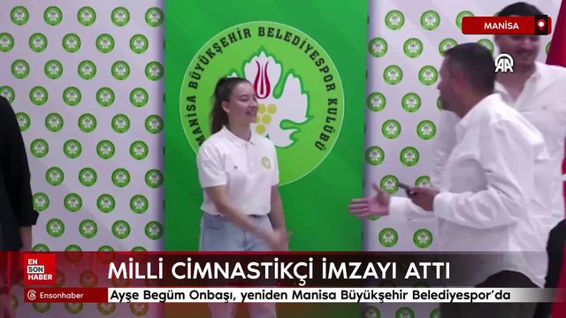 Şampiyon cimnastikçi Ayşe Begüm Onbaşı, yeniden Manisa Büyükşehir Belediyespor'da