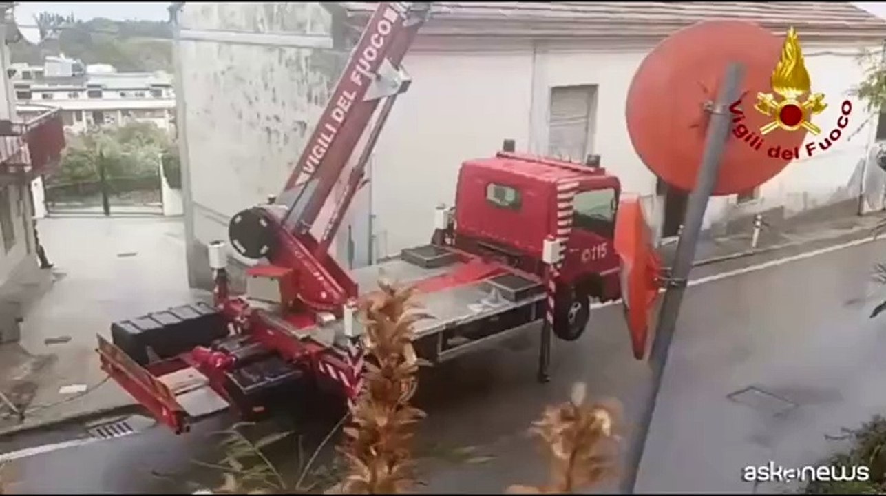 Maltempo in provincia di Pescara, allagamenti e infiltrazioni d'acqua