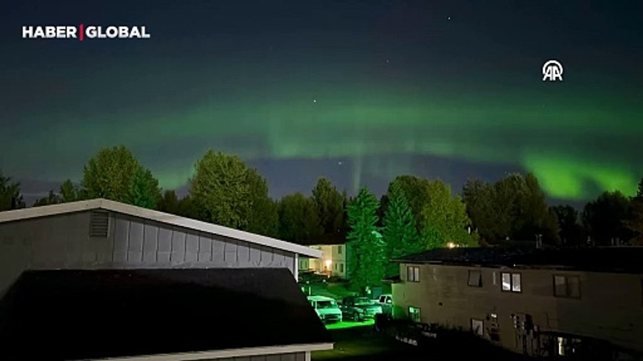 Alaska'da Kuzey Işıkları görüntülendi