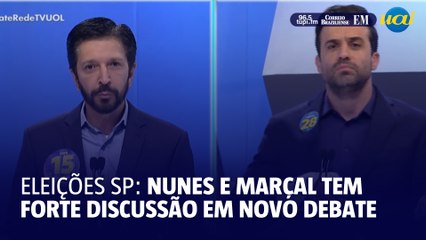 Ricardo Nunes e Pablo Marçal têm forte discussão em debate