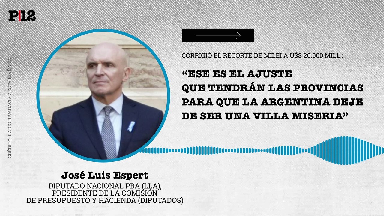 Espert corrigió el recorte de Milei a las provincias, aún rígido: “Ese es el ajuste  que tendrán las provincias para que la Argentina deje de ser una villa miseria”