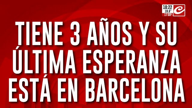 Ayudemos a Lihuen: tiene tres años y su última esperanza de vida está en Barcelona
