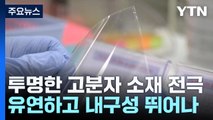 잘 구부러지고 전기도 잘 통하는 투명 고분자 전극 / YTN