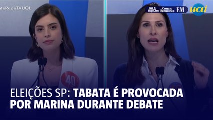 Tabata é provocada em debate por causa do namorado