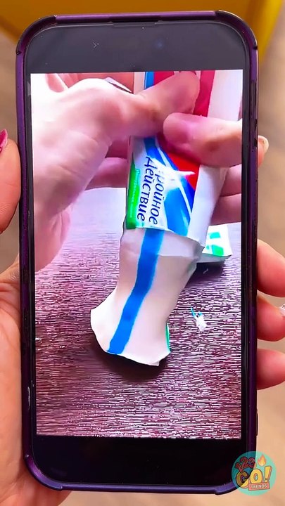 Crazy Hack with toothpaste tubes? by 123 GO #shorts #comedyvideos