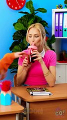 How to drink 2 juices at the same time?  Cool gadget #tool