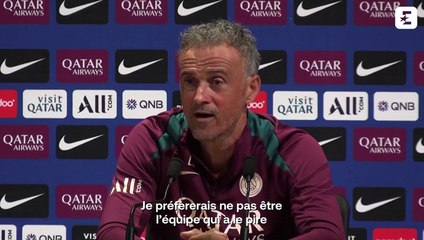 Luis Enrique : "Je préfèrerais ne pas être l’équipe qui a le pire calendrier, le pire groupe"
