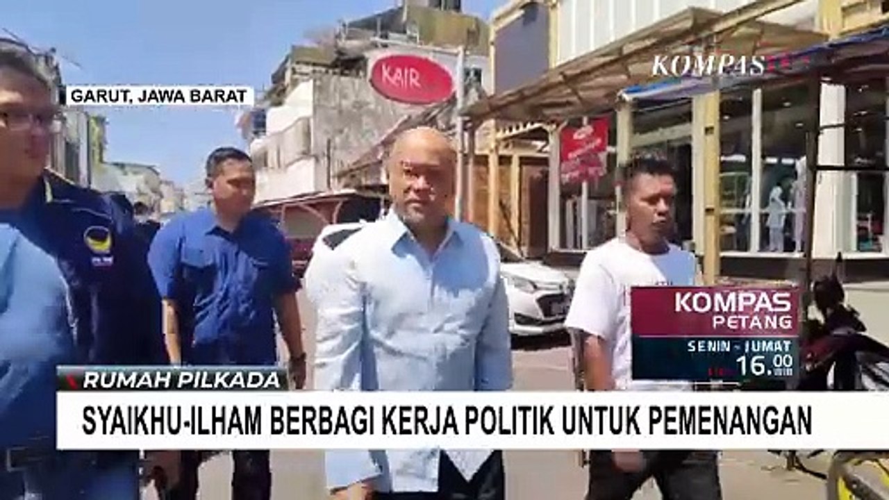 Blusukan ke Pasar, Ilham Habibie Berbagi Kerja Politik dengan Syaikhu untuk Pemenangan di Jabar