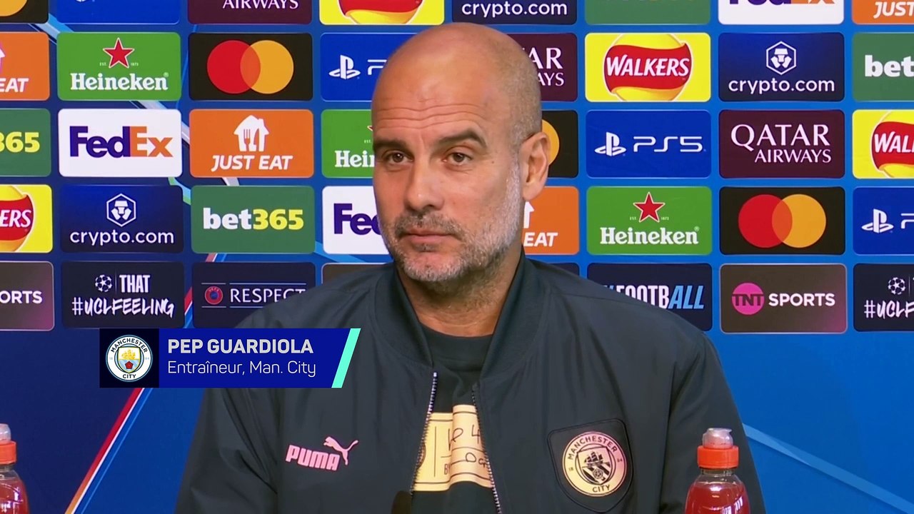 Guardiola : “J’ai inscrit 11 buts dans ma carrière, Haaland en a marqué 9 en 4 matches”