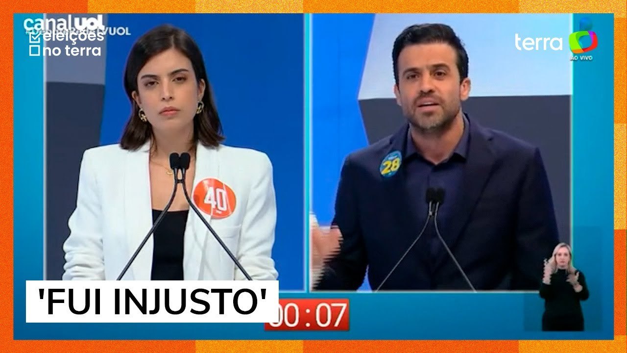 Pablo Marçal pede desculpas a Tabata por ataques sobre do pai da candidata