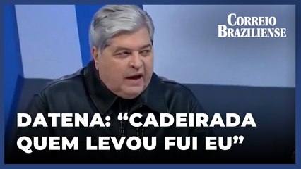 Datena fala sobre acusações de Marçal: "isso é a pior cadeirada que um cidadão pode receber"