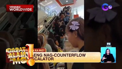 Babae, nag-counterflow sa escalator para makaabot sa isang concert | Dapat Alam Mo!