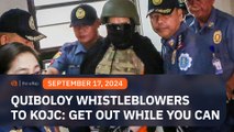 Quiboloy whistleblowers urge KOJC followers to get out while they can